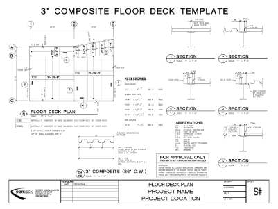 Cordeck Floor Deck Detailing Sample